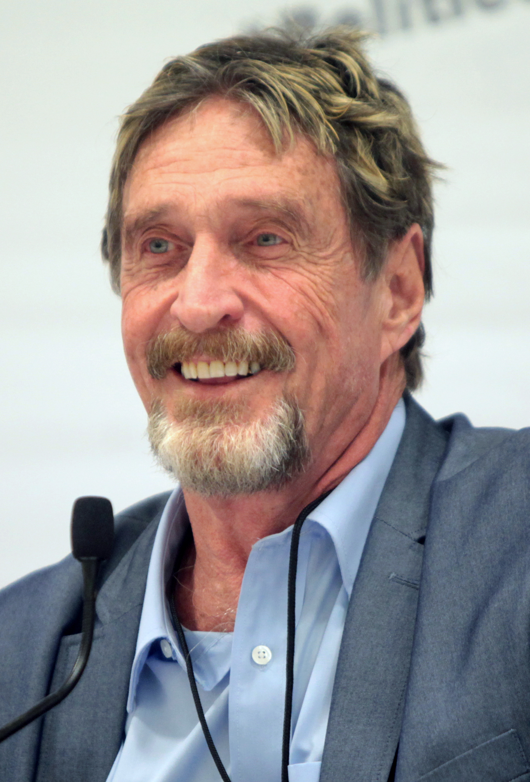John McAfee speaking at Politicon (Pasadena)